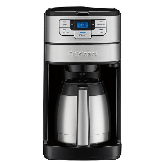 Cuisinart Automatic Grind Brew 10 Cup Thermal Coffeemaker Black