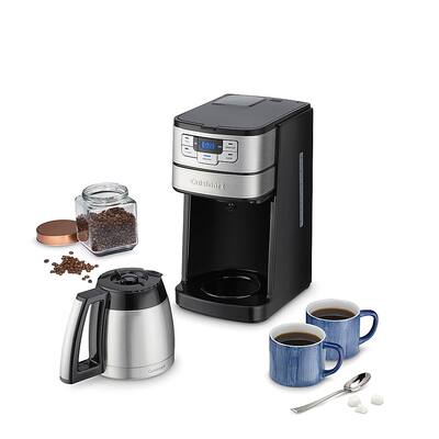 Cuisinart Automatic Grind & Brew 10 Cup Thermal Coffeemaker Black Cuisinart Automatic Grind & Brew 10 Cup Thermal Coffeemaker Black