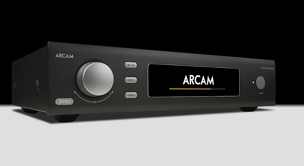 Left View: Arcam - ST60 Audiophile Networked Audio Streamer - Gray