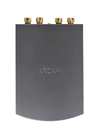 Front. Arcam - SoloUno Network Streaming Amplifier - Gray.