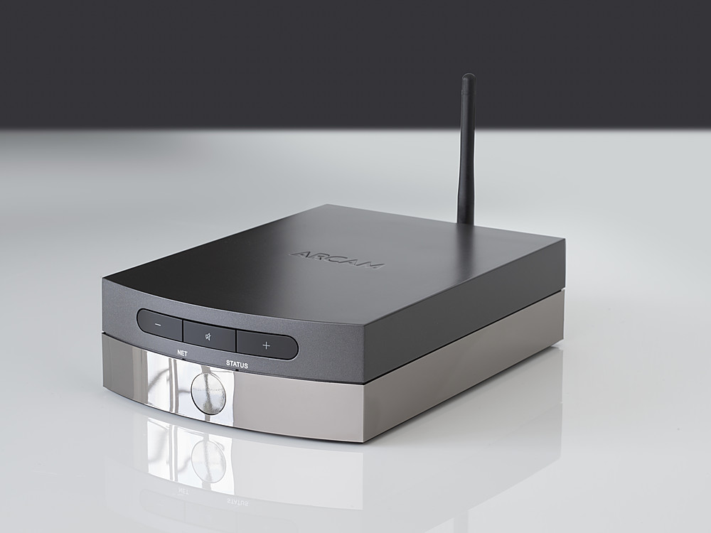 Left View: Arcam - SoloUno Network Streaming Amplifier - Gray