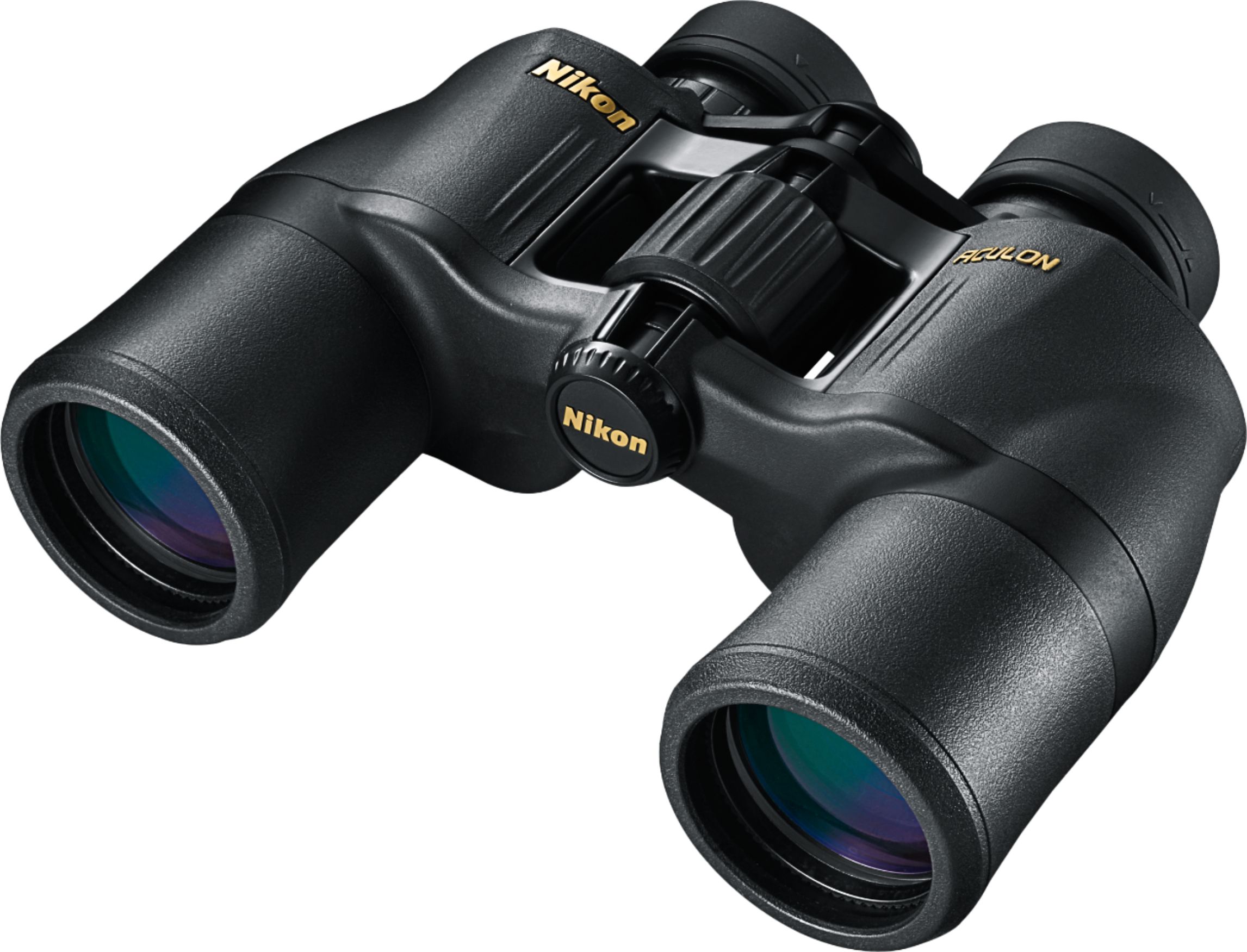 Angle View: Nikon - ACULON A211 8x42 Binoculars (Refurbished) - Black
