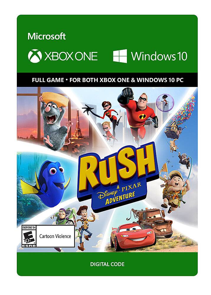 Front. Microsoft - Rush: A Disney Pixar Adventure. - E (Everyone)