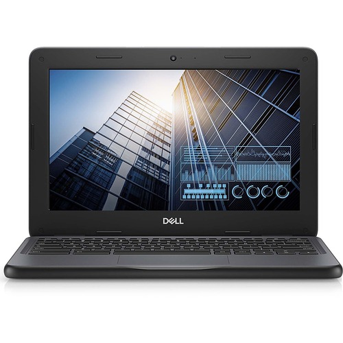 Dell - Chromebook 11 3000 11.6" Touch-Screen Chromebook - Intel Celeron - 4 GB Memory - 32 GB eMMC - Black