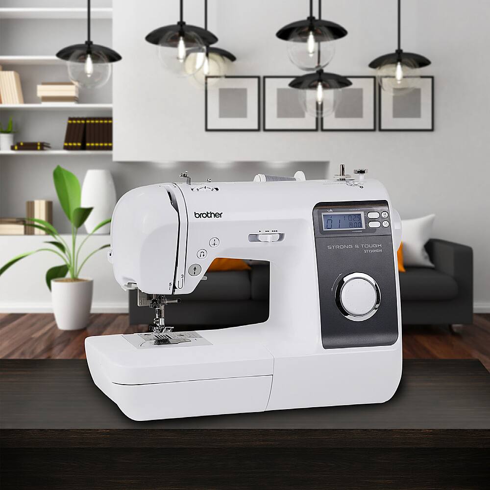 Alt View 11. Brother - Strong & Tough ST150HDH Heavy Duty Computerized Sewing Machine - White.