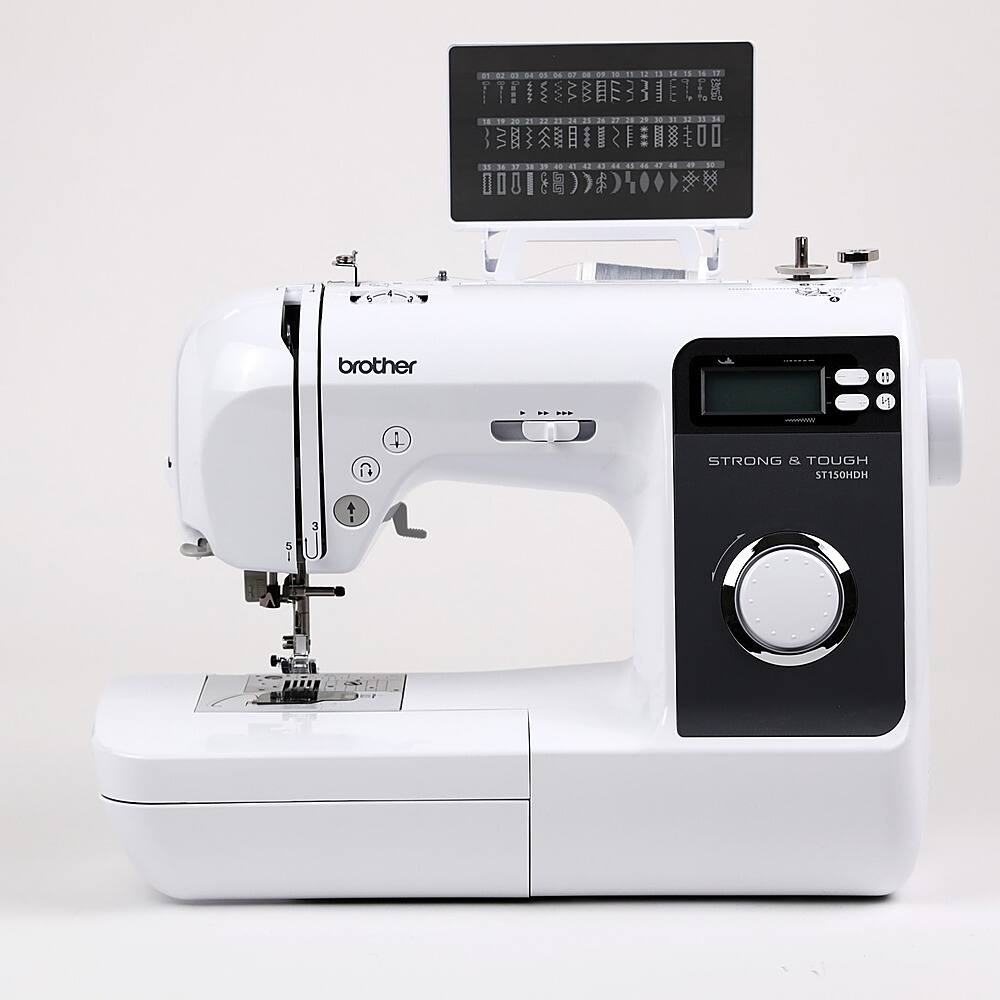 Alt View 19. Brother - Strong & Tough ST150HDH Heavy Duty Computerized Sewing Machine - White.