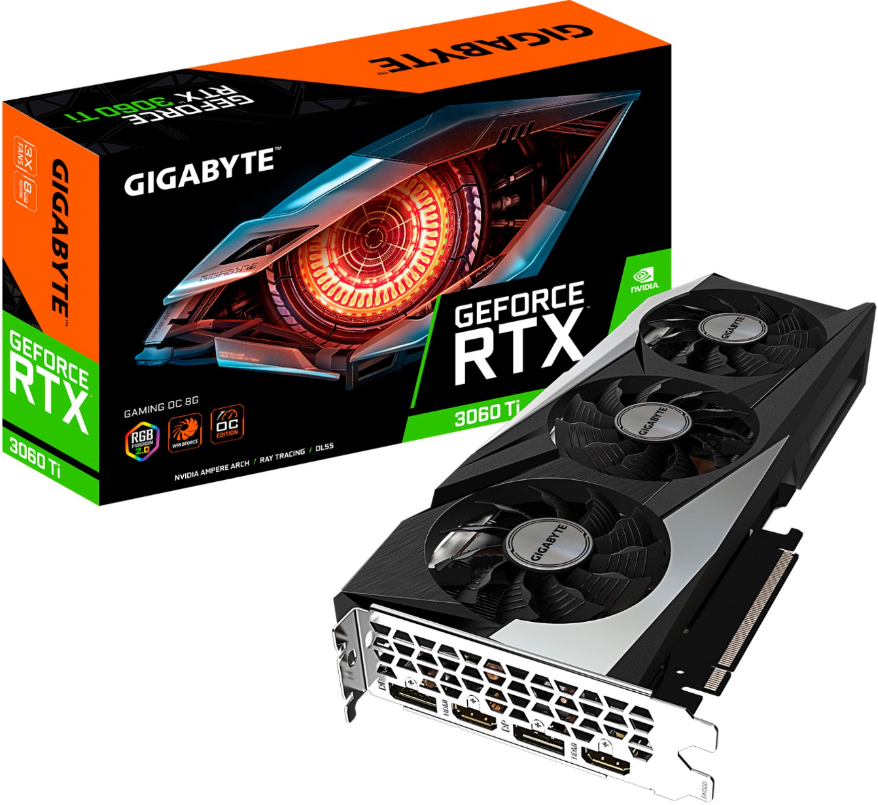 Best Buy: GIGABYTE NVIDIA GeForce RTX 3060 Ti GAMING OC 8G GDDR6