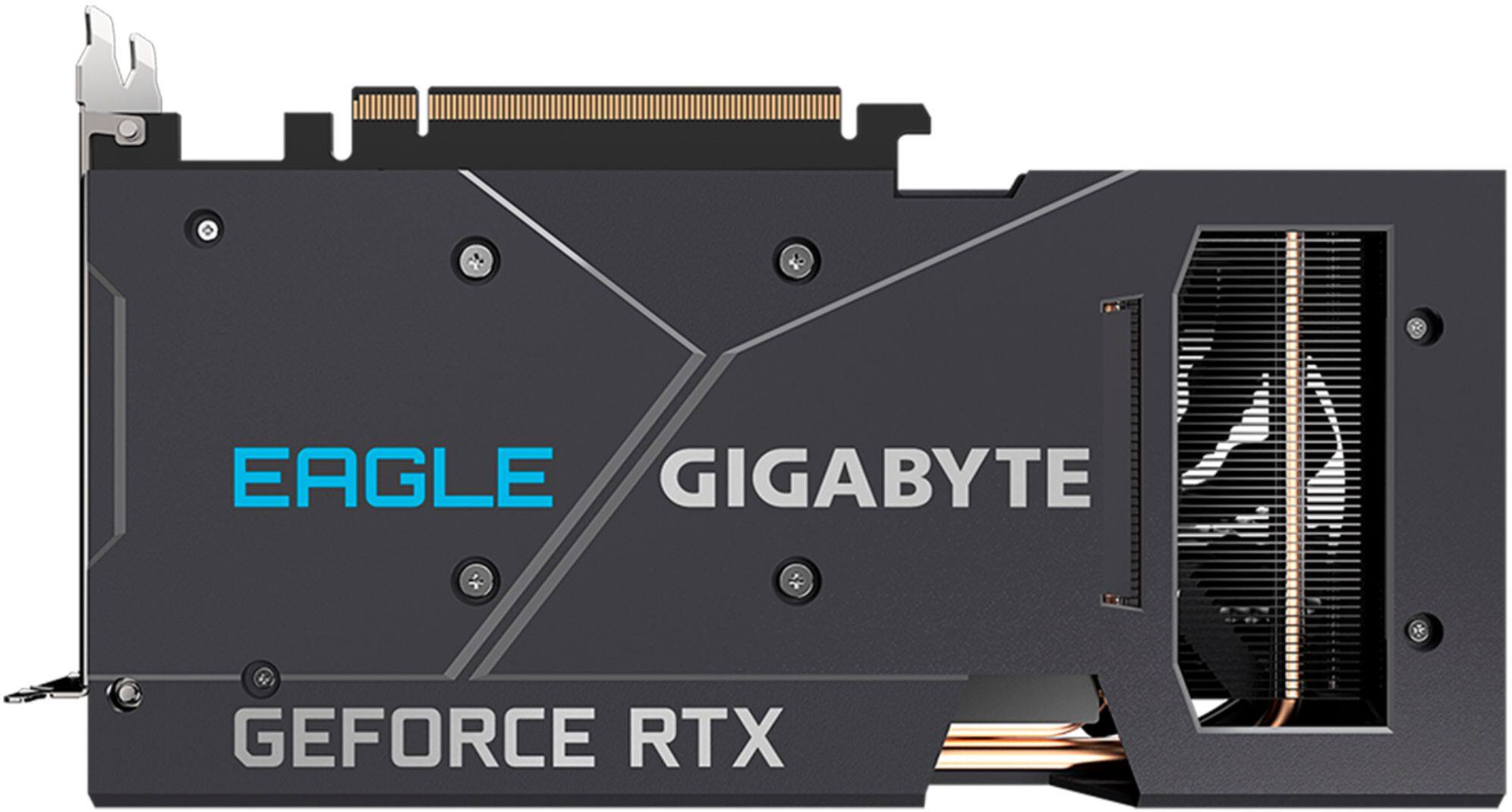 Alt View 11. GIGABYTE - NVIDIA GeForce RTX 3060 Ti EAGLE OC 8G GDDR6 PCI Express 4.0 Graphics Card - Black.