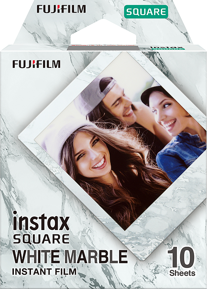 Fujifilm - INSTAX® Square White Marble  Border Film  Pk.