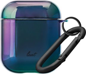 LAUT - HOLO Iridescent Protective Case for Apple Airpod 1-2 - Midnight - Front_Zoom