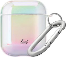 LAUT - HOLO Iridescent Protective Case for Apple Airpod 1-2 - Pearl - Front_Zoom