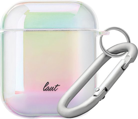 LAUT HOLO Iridescent Protective Case for Apple Airpod 1-2 Pearl