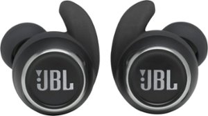 JBL - Reflect Mini True Wireless NC Sport Headphones - Black - Front_Zoom