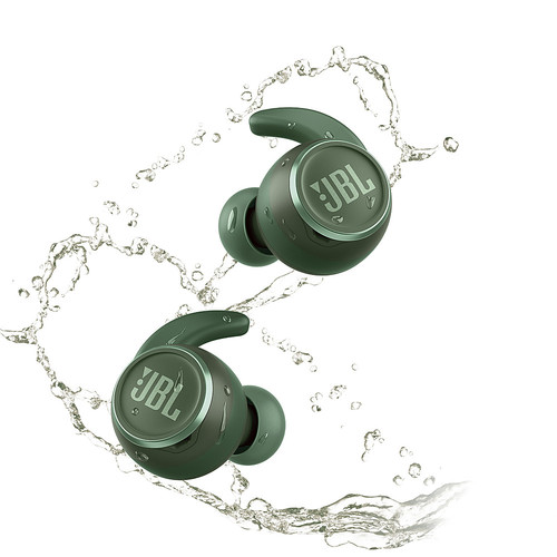 JBL - REFLECT MINI TRUE WIRELESS NC SPORT HEADPHONES - Green