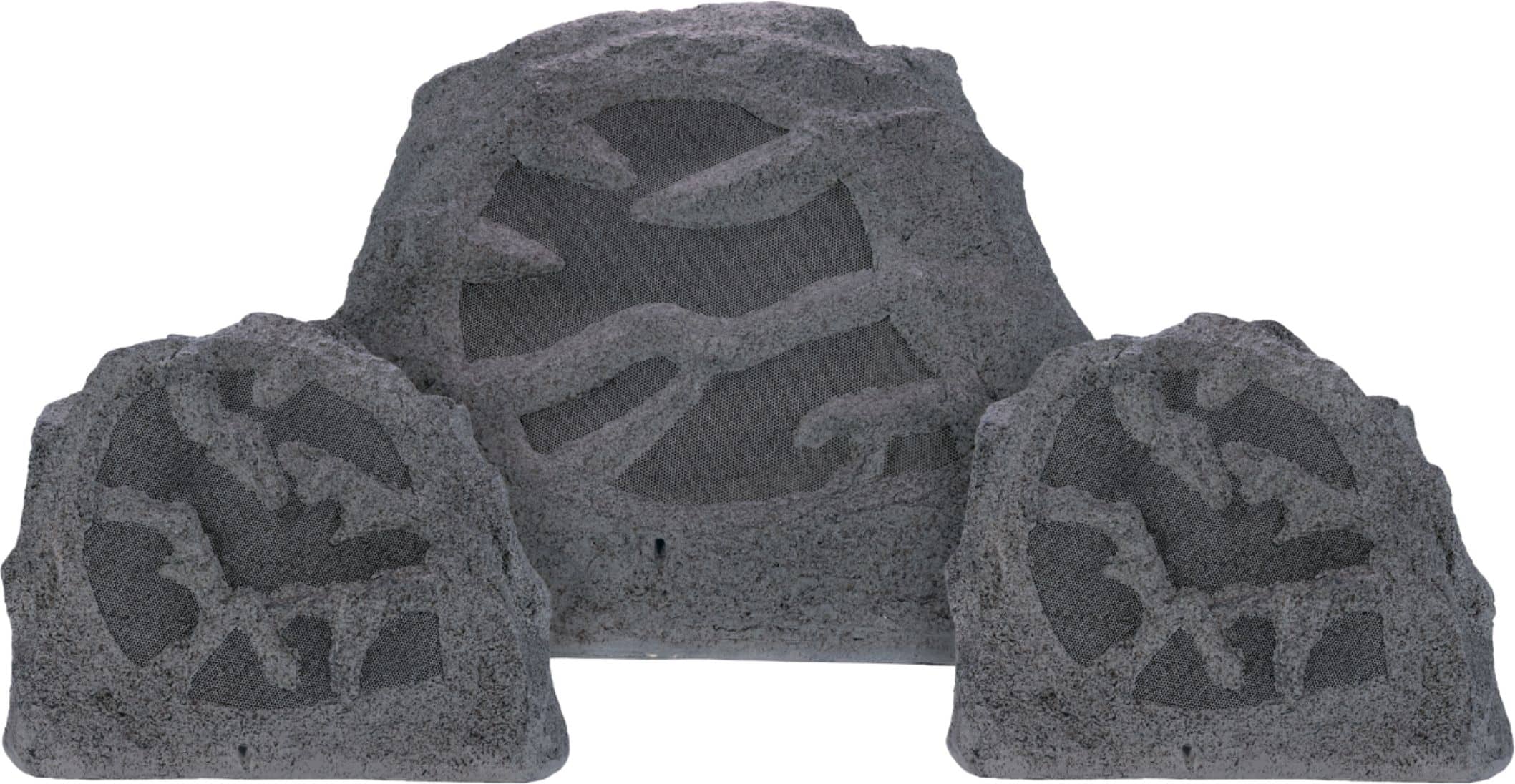 Sonance - MAGROCKS2.1 - Mag Series 2.1-Ch. Outdoor Speaker System (Each) - Charcoal Gray Granite - Front_Zoom