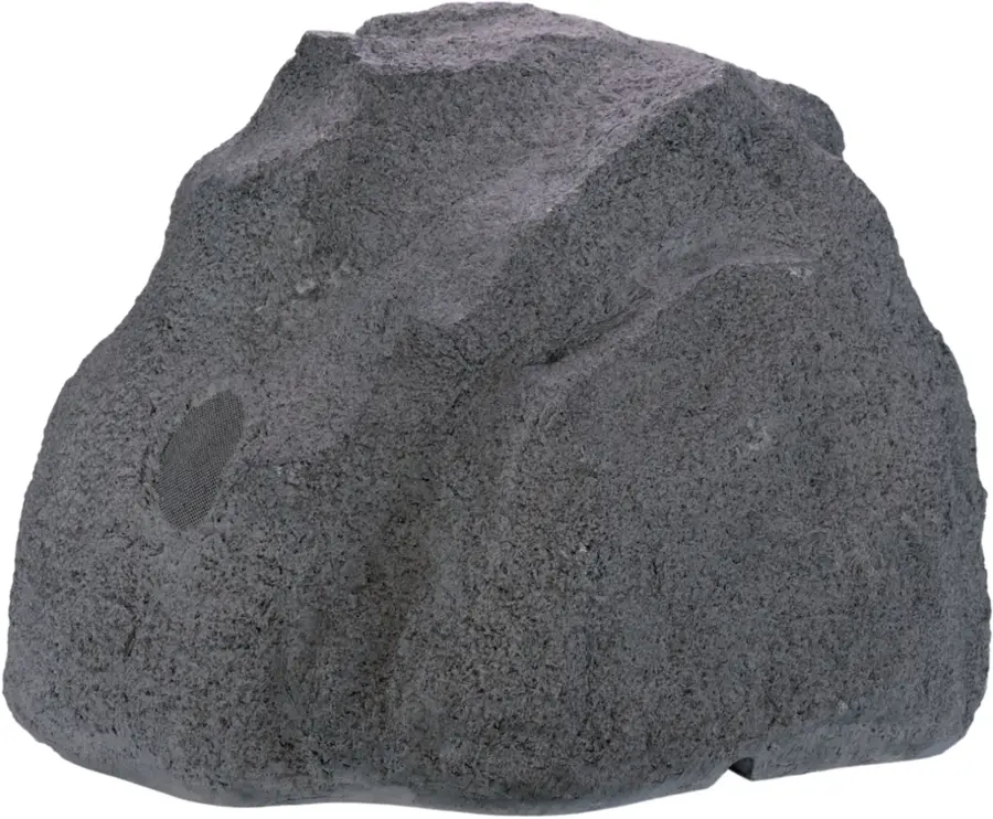 Alt View 14. Sonance - MAGROCKS2.1 - Mag Series 2.1-Ch. Outdoor Rock Speaker System (Each) - Charcoal Gray Granite.