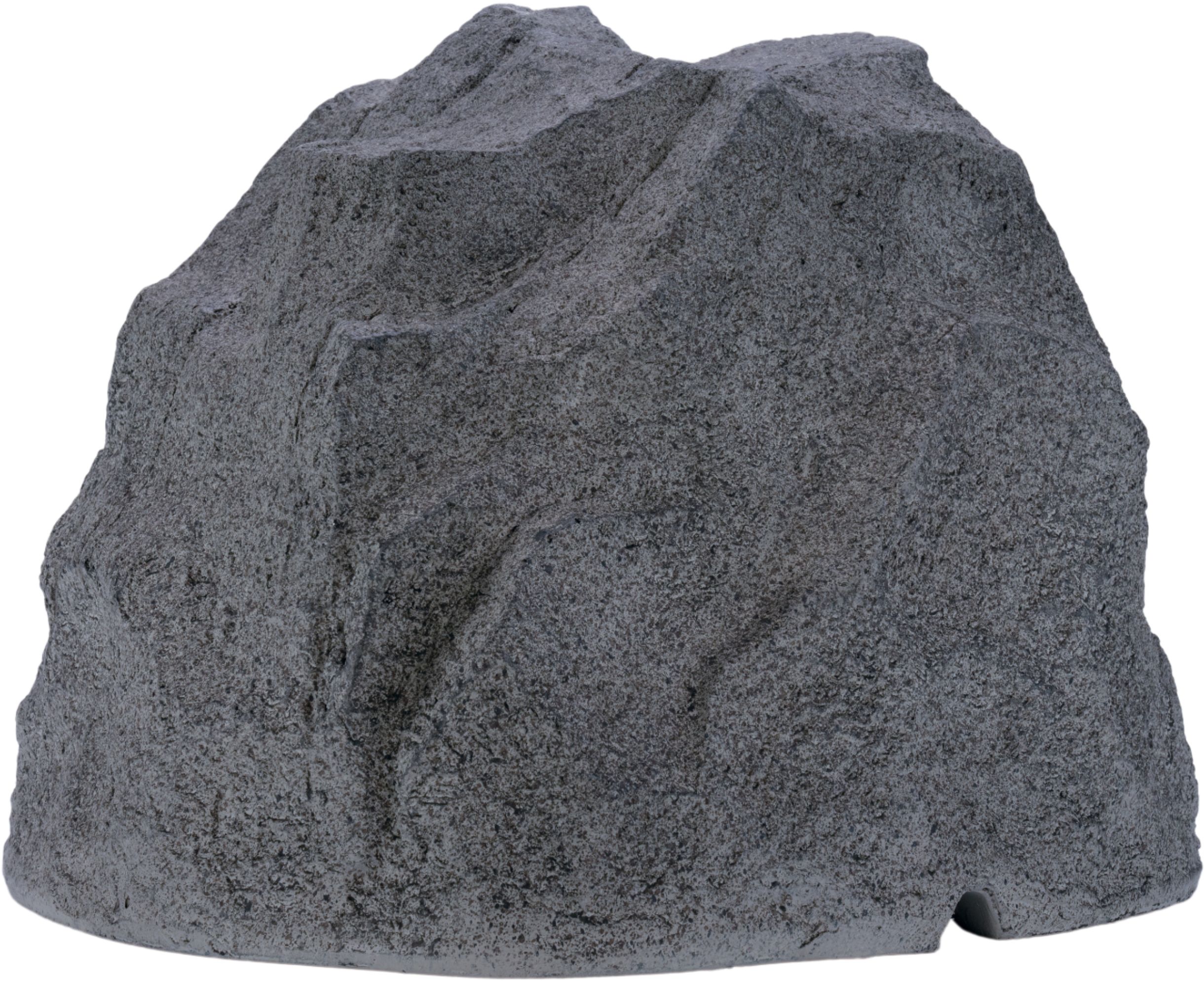 Back View: Sonance - MAGROCKS2.1 - Mag Series 2.1-Ch. Outdoor Rock Speaker System (Each) - Charcoal Gray Granite