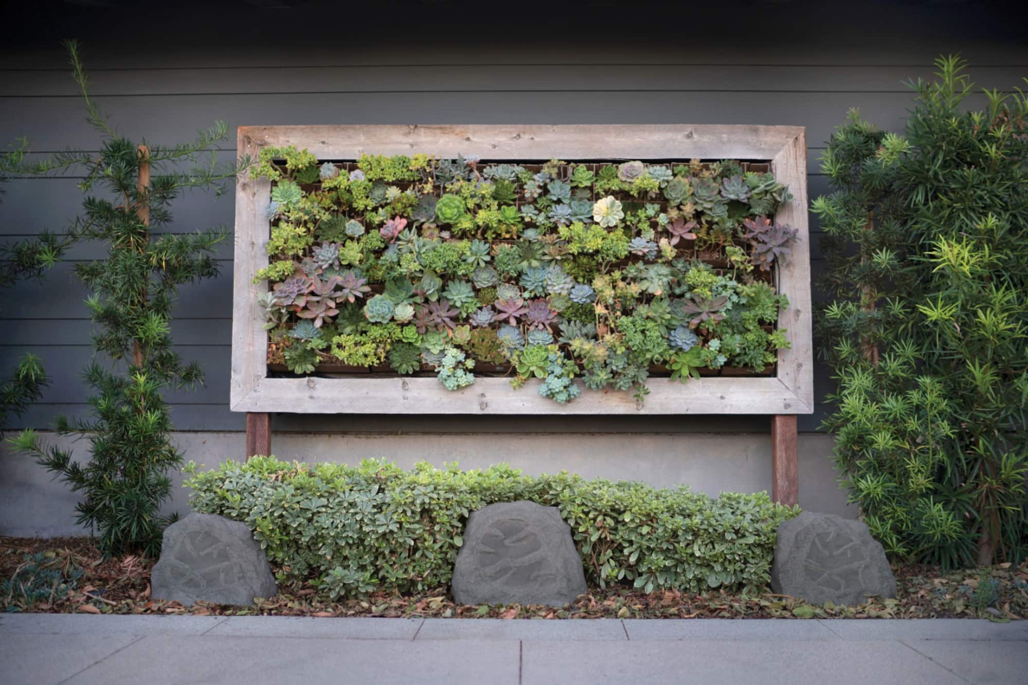 Zoom in on Alt View Zoom 19. Sonance - MAGROCKS2.1 - Mag Series 2.1-Ch. Outdoor Rock Speaker System (Each) - Charcoal Gray Granite.