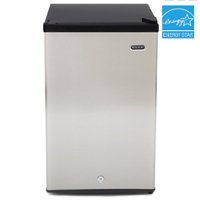 Whynter - 3.0 cu. ft. Energy Star Upright Freezer with Lock - Stainless Steel - Silver - Front_Zoom