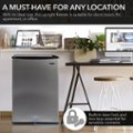 Alt View Zoom 11. Whynter - 3.0 cu. ft. Energy Star Upright Freezer with Lock - Stainless Steel - Silver.