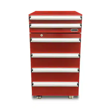 Front. Whynter - 1.8 cu.ft. Tool Box Mini Fridge with 2 Drawers and Lock.