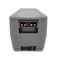 Whynter - 34 Quart Compact Portable Freezer Refrigerator with 12v DC Option - Gray - Front_Zoom
