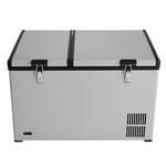 FM-901DZ Whynter 90 Quart Dual Zone Portable Fridge/Freezer with 12V Option and Wheels - Front_Standard