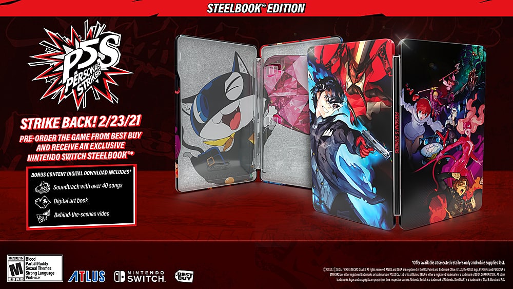 Scanavo Persona 5 Strikers SteelBook Multi SB1545 - Best Buy