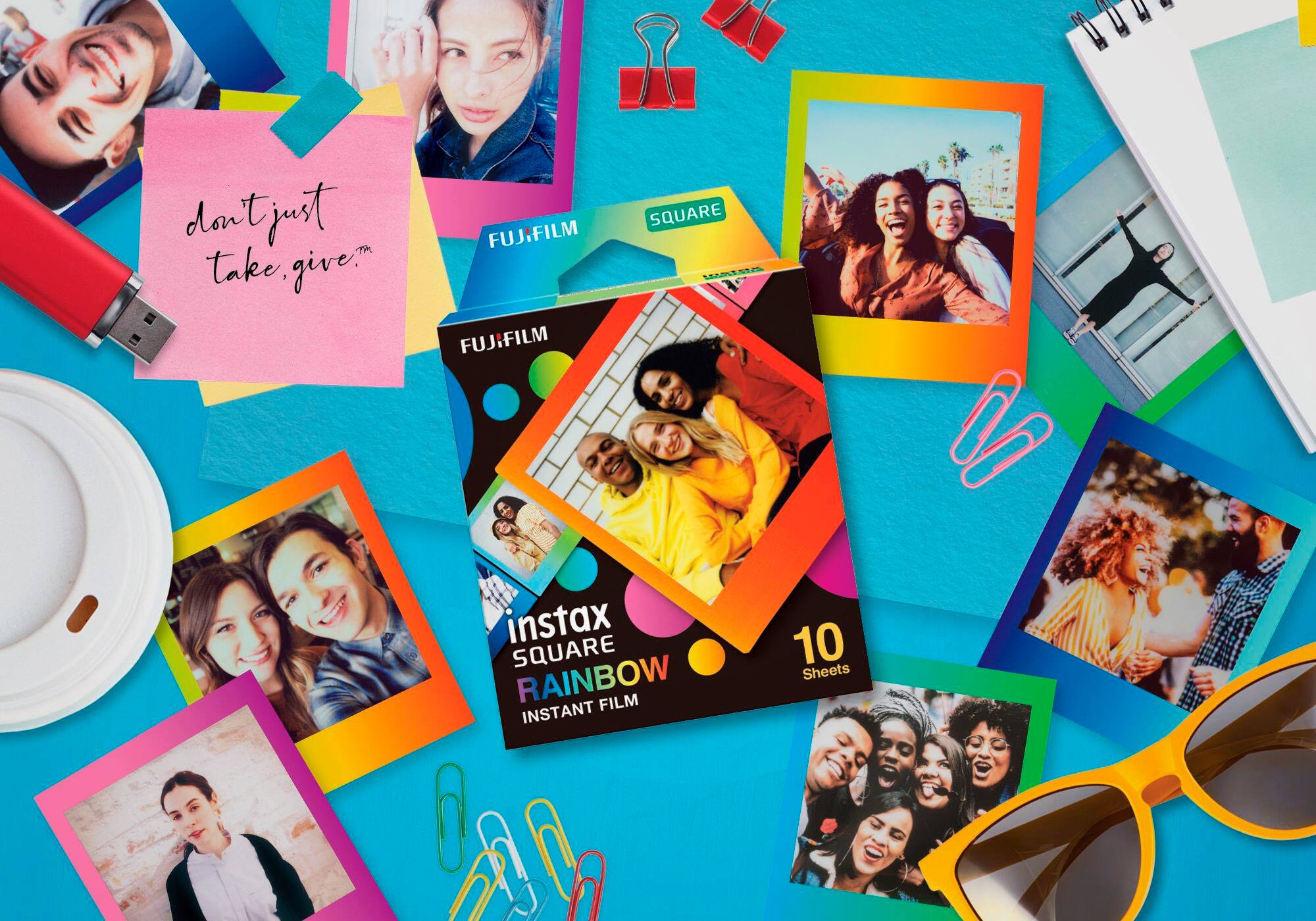 Alt View 13. Fujifilm - INSTAX® Square Rainbow Film.