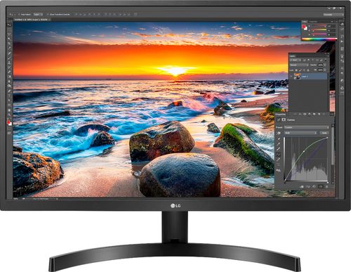 LG - Geek Squad Certified Refurbished UltraFine 27" IPS LED 4K UHD FreeSync Monitor with HDR