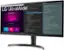 Angle. LG - Geek Squad Certified Refurbished 34" IPS LED UltraWide WQHD FreeSync Monitor with HDR - Black.