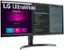 Alt View 1. LG - Geek Squad Certified Refurbished 34" IPS LED UltraWide WQHD FreeSync Monitor with HDR - Black.