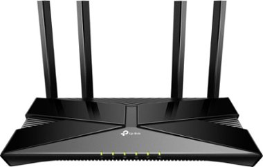 TP-Link - Archer AX20 AX1800 Dual-Band Wi-Fi 6 Router - Black - Front_Zoom