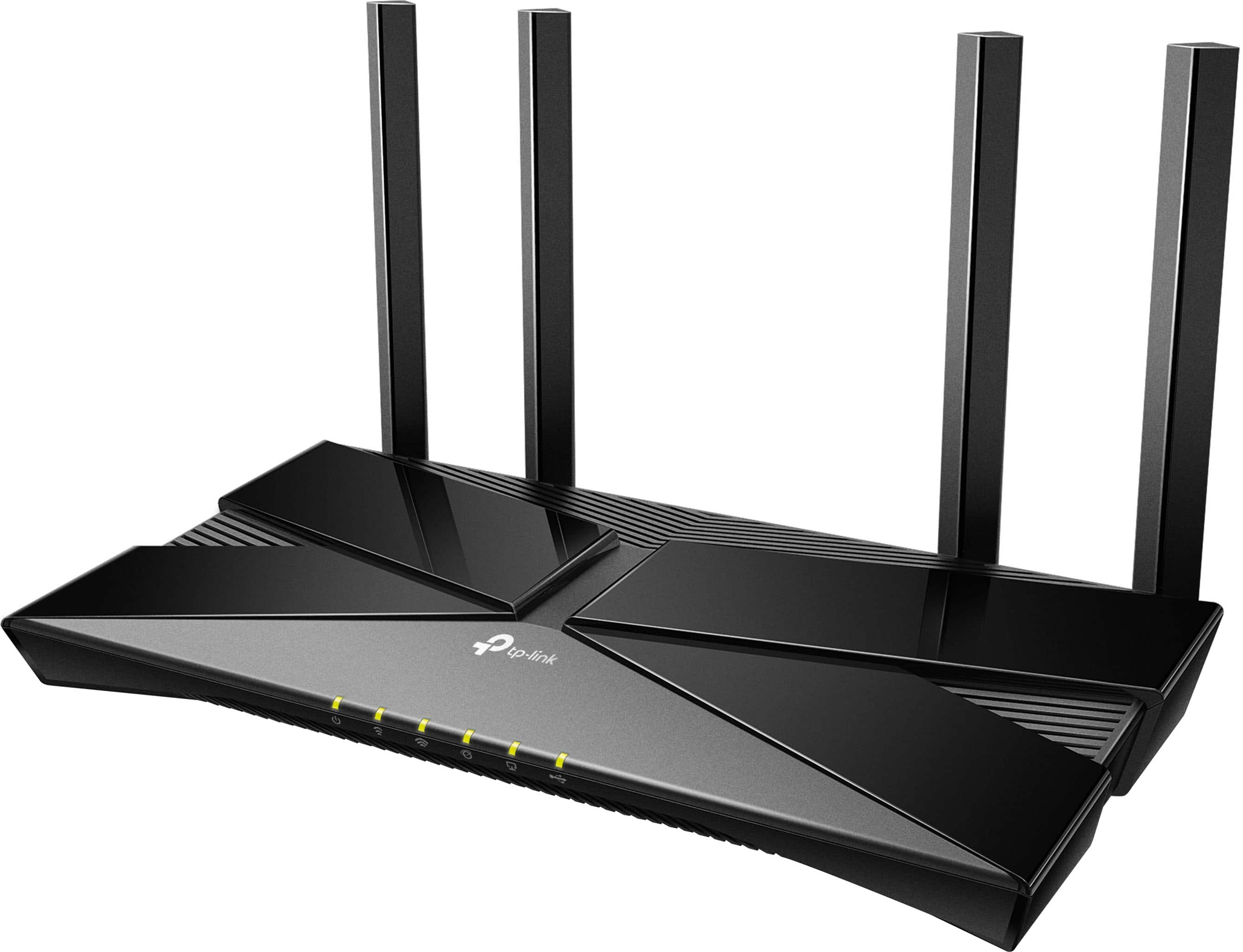 Angle. TP-Link - Archer AX20 AX1800 Dual-Band Wi-Fi 6 Router - Black.