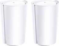 Front Zoom. TP-Link - Deco X90 (2-pack) AX6600 Whole Home Mesh Wi-Fi 6 System - White.