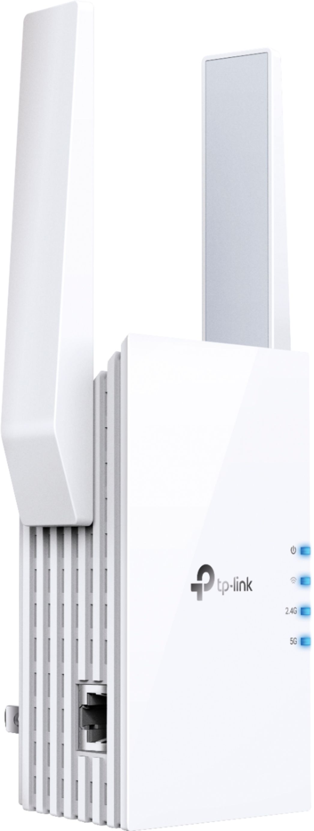 Angle View: TP-Link - RE605X AX1800 Wi-Fi 6 Range Extender - White