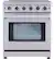 Alt View 18. Thor Kitchen - 4.55 Cu.Ft Freestanding Liquid Propane Gas Convection Range - Stainless Steel.