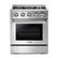 Front. Thor Kitchen - Professional 4.2 Cu. Ft. Freestanding Dual Fuel Liquid Propane Range - Stainless Steel.