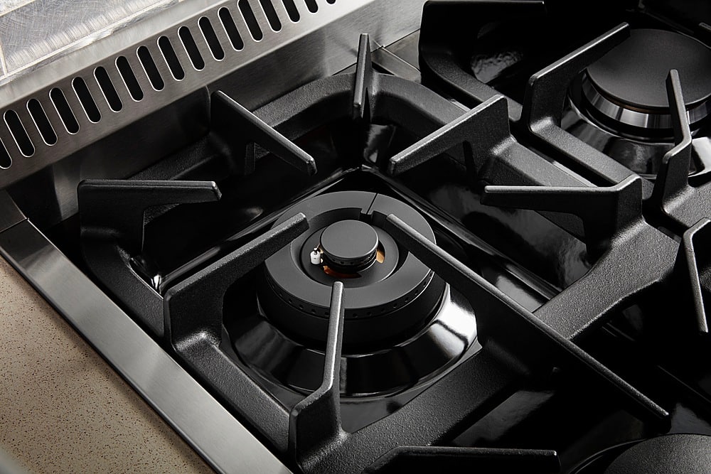 Alt View 14. Thor Kitchen - Professional 4.6 Cu. Ft. and 2.2 Cu. Ft. Dual Fuel Range - Stainless Steel.