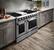 Angle. Thor Kitchen - 6.7 Cu.Ft. Freestanding Double Oven Liquid Propane Gas Range - Stainless Steel.