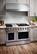 Alt View 1. Thor Kitchen - 6.7 Cu.Ft. Freestanding Double Oven Liquid Propane Gas Range - Stainless Steel.