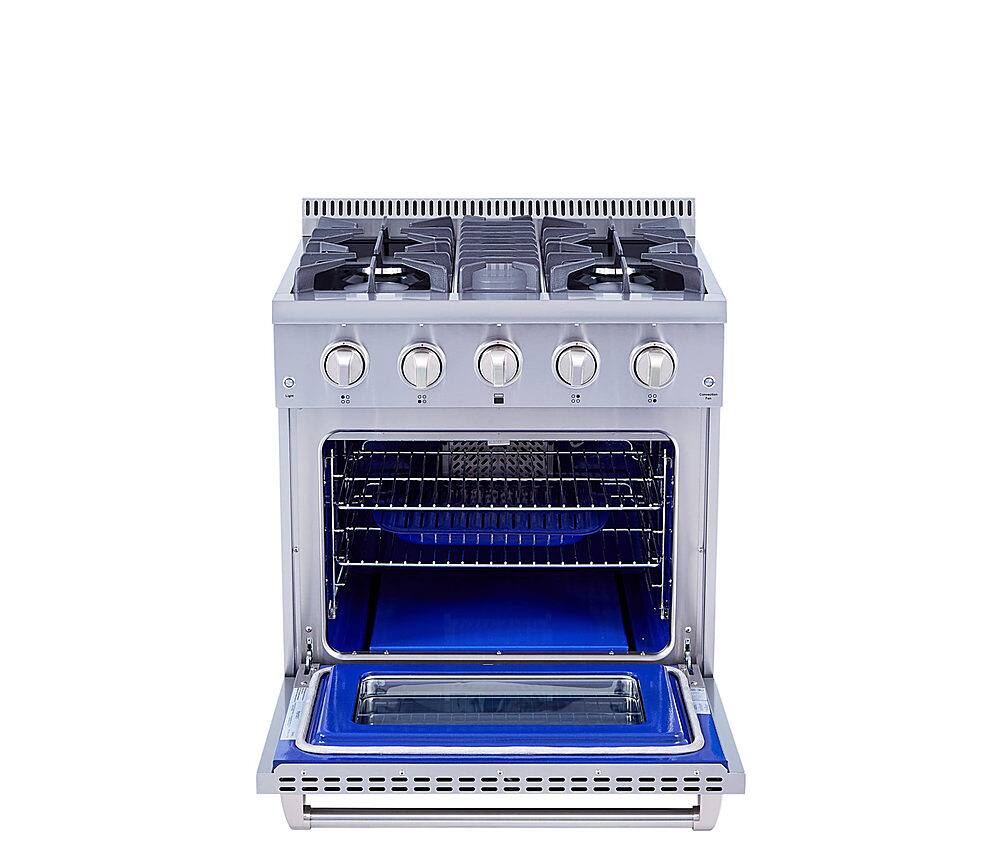 Alt View 21. Thor Kitchen - 4.2 cu. ft.Slide-In Professional Gas Range in Liquid Propane - Stainless Steel.