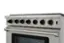 Alt View 13. Thor Kitchen - 6.8 cu ft Double Oven Freestanding Liquid Propane Convection Gas Range - Stainless Steel.