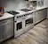 Angle. Thor Kitchen - 6.8 cu ft Freestanding Double Oven Convection Gas Range - Stainless Steel.