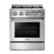 Front. Thor Kitchen - Professional 4.2 Cu.Ft  Dual Fuel Range - Stainless Steel.