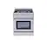 Alt View 23. Thor Kitchen - Professional 4.2 Cu.Ft Dual Fuel Range - Stainless Steel.