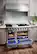 Alt View 12. Thor Kitchen - 6.7cu ft Freestanding Double Oven Convection Gas Range - Stainless Steel.