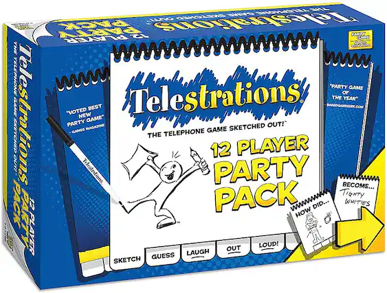 Front. USAoploy - TELESTRATIONS: 12 PLAYER PARTY PACK.