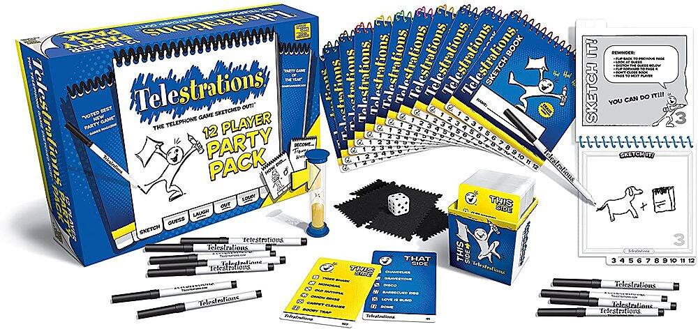 Left. USAoploy - TELESTRATIONS: 12 PLAYER PARTY PACK.