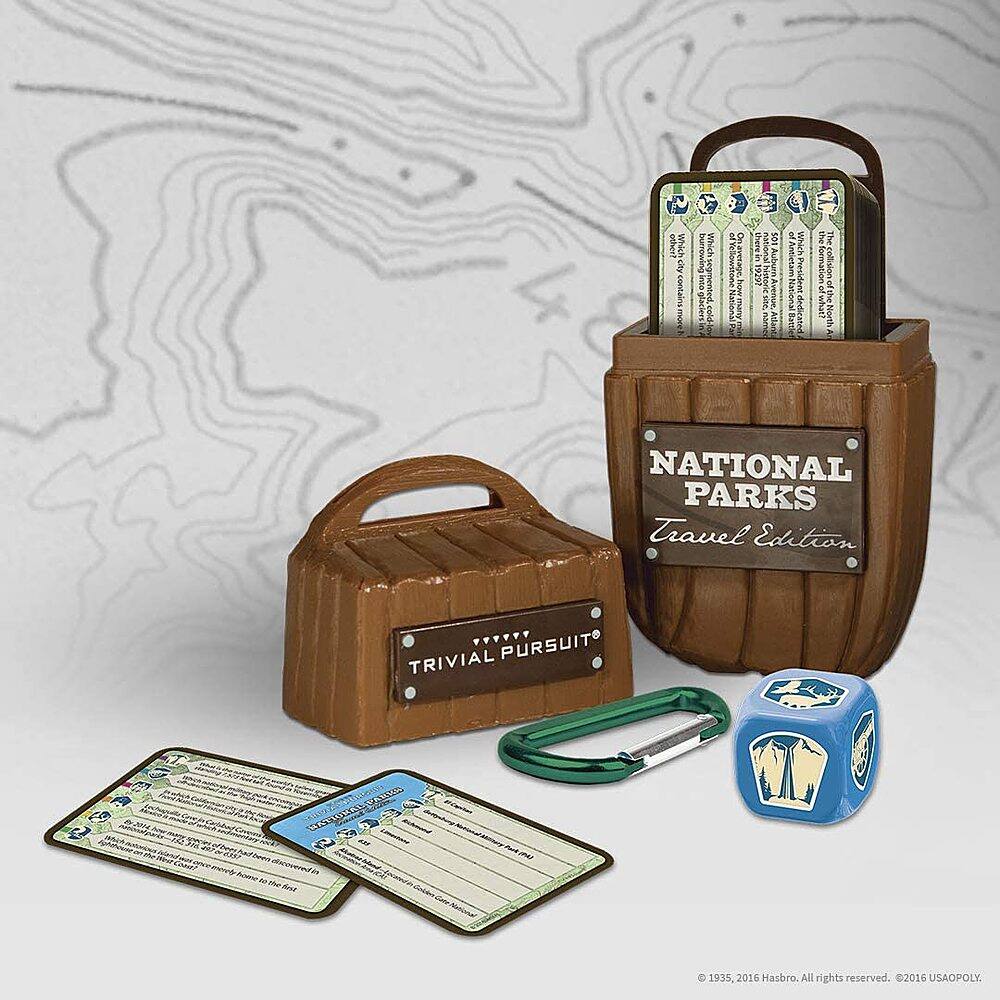 Left. USAoploy - TRIVIAL PURSUIT: NATIONAL PARKS TRAVEL EDITION.